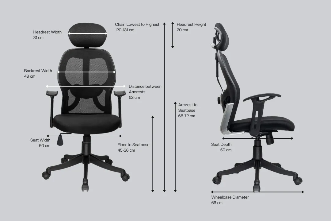 Green Soul Renewed New York Go High Back Mesh Office Chair