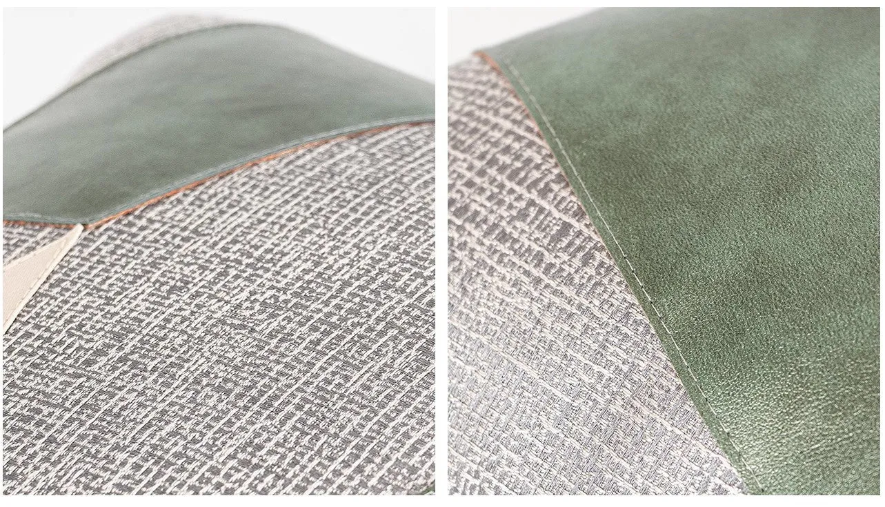 Grey Green Abstract Contemporary Throw Pillow for Living Room, Decorative Throw Pillows for Couch, Large Modern Sofa Throw Pillows