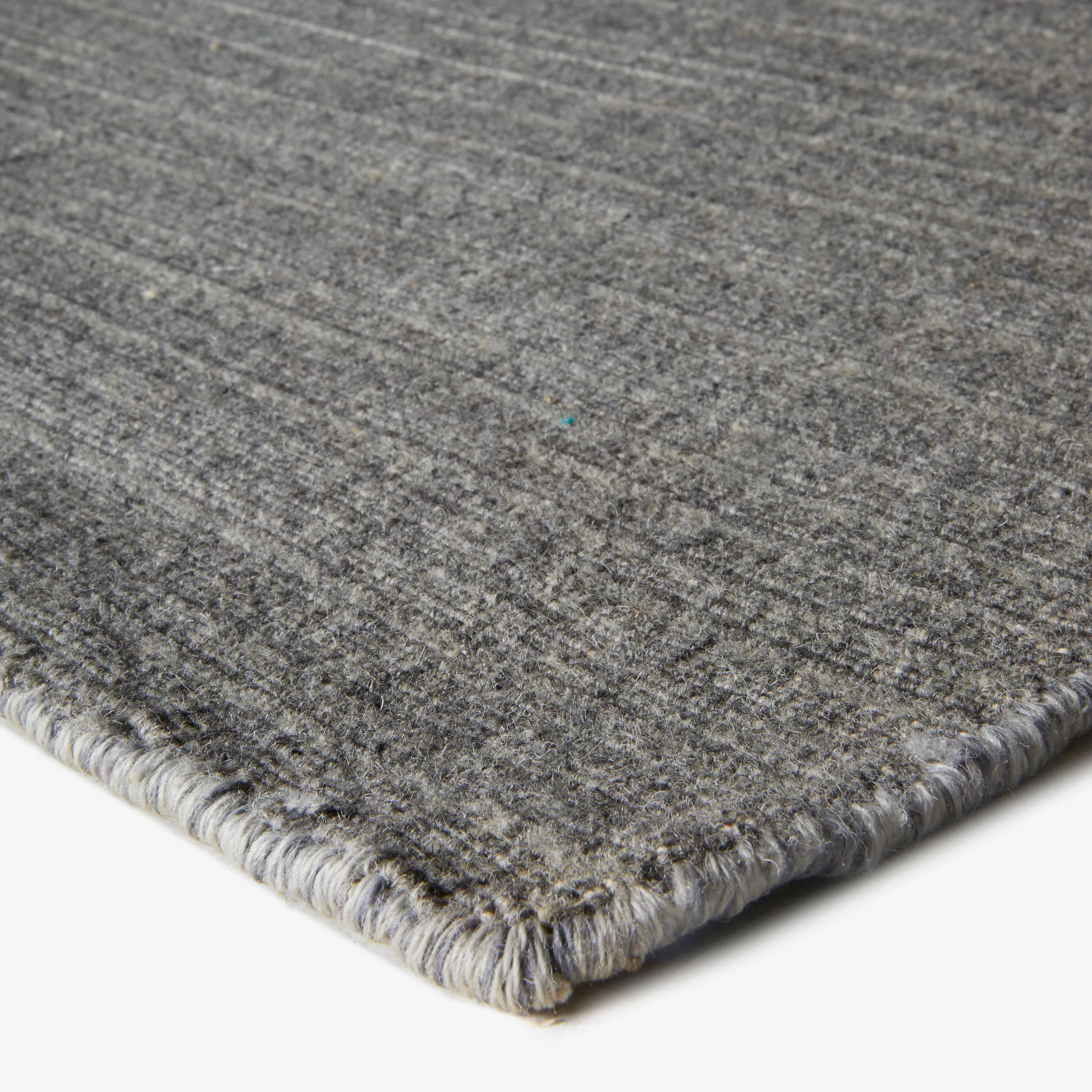 Grey Wool Rug - 5'10" x 8'10"