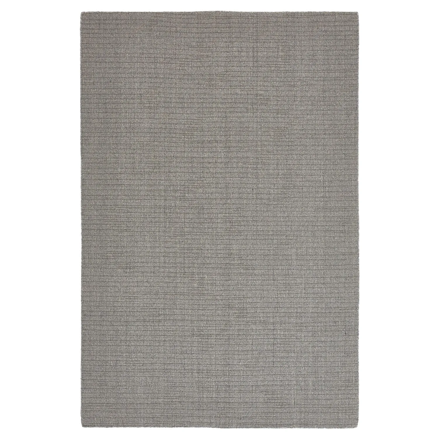Grey Wool Rug - 5'10" x 8'10"