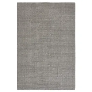 Grey Wool Rug - 5'10" x 8'10"