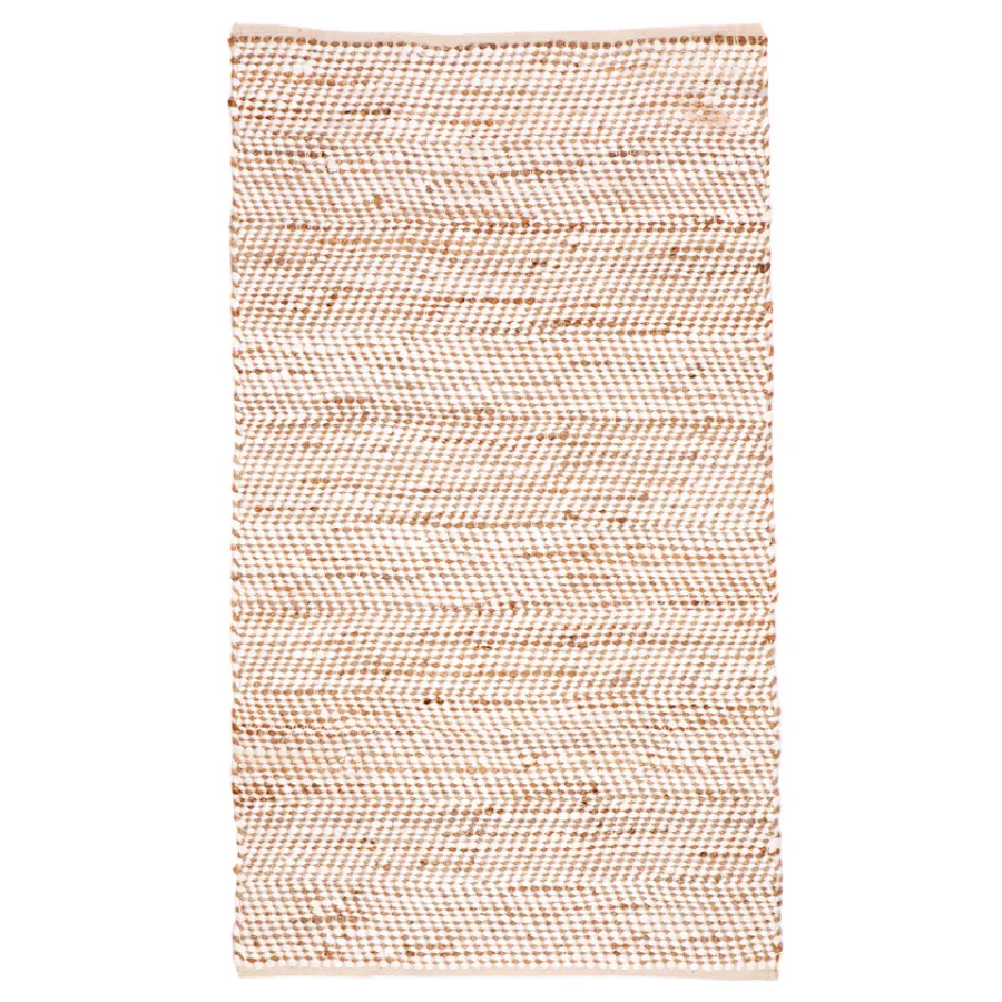 IBIS White Jute Hallway Area Rug