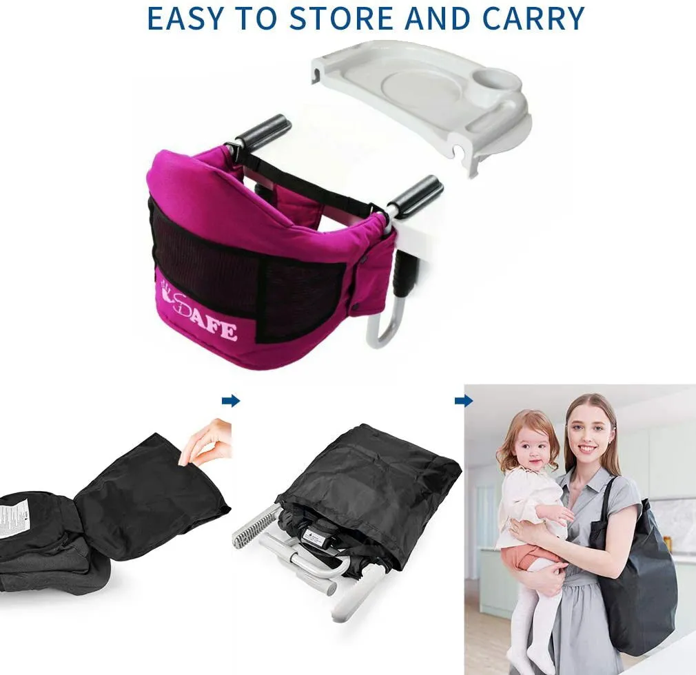 iSafe Baby Fast Fit Booster Seat YummyLUV - Melanzane Table Highchair