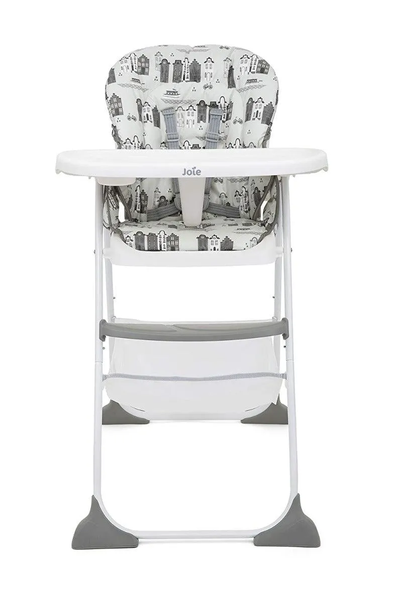 Joie Mimzy Snacker High Chair Petite City - Portable Booster Seat For Ages 0-3 Years