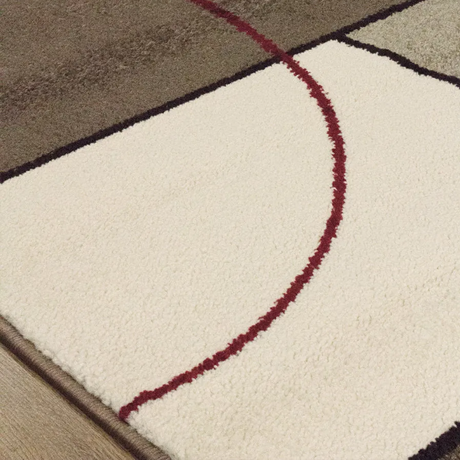KYLIE Brown Beige, Shape Rug