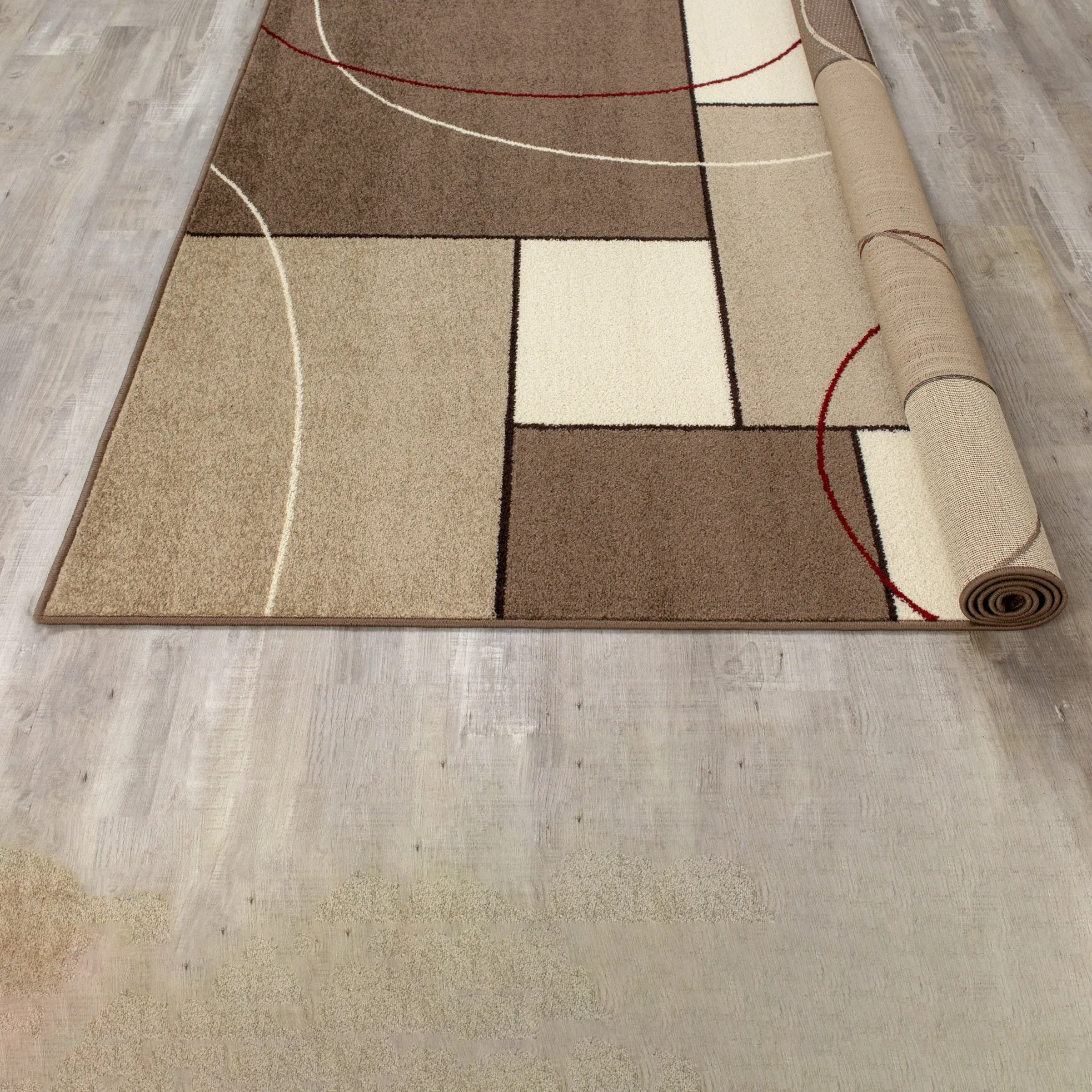 KYLIE Brown Beige, Shape Rug