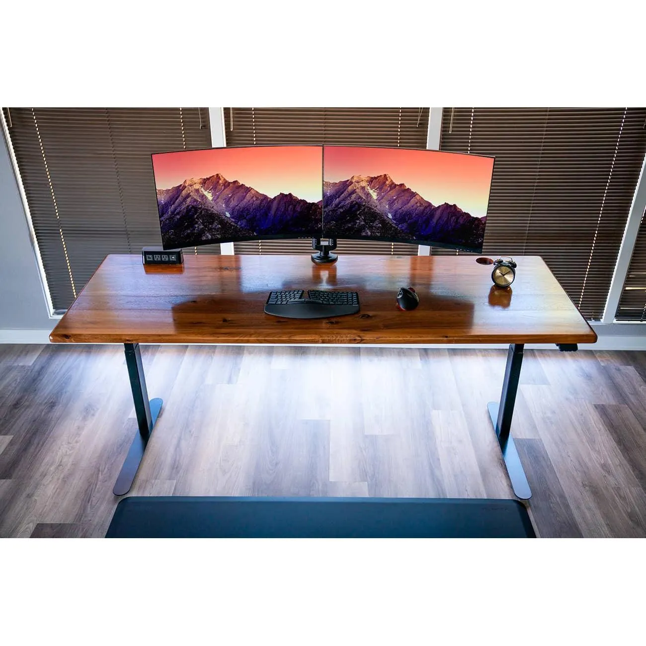 Lander Unsit Treadmill Desk - Solid Wood