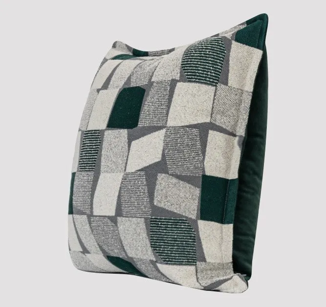 Large Decorative Throw Pillows for Couch, Square Modern Sofa Throw Pillows, Abstract Contemporary Throw Pillow for Interior Design