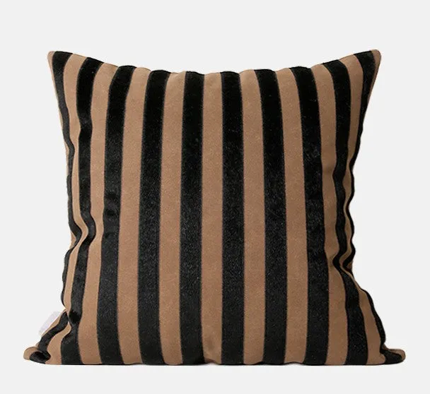 Large Modern Decorative Pillows for Sofa, Contemporary Cushions for Interior Design, Brown Modern Throw Pillows for Couch