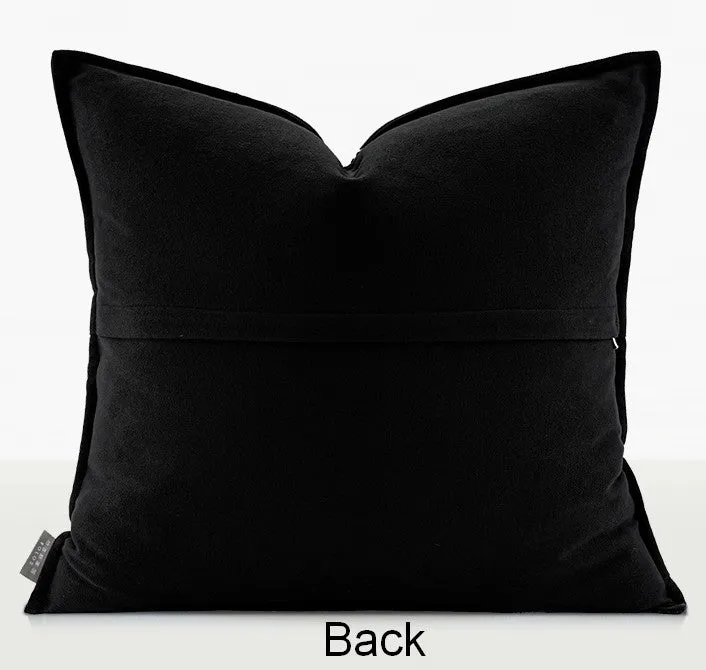 Large Modern Sofa Pillow Cases, Black Decorative Pillow Covers, Cheetah Modern Pillows for Couch, Abstract Decorative Throw Pillows for Living Room