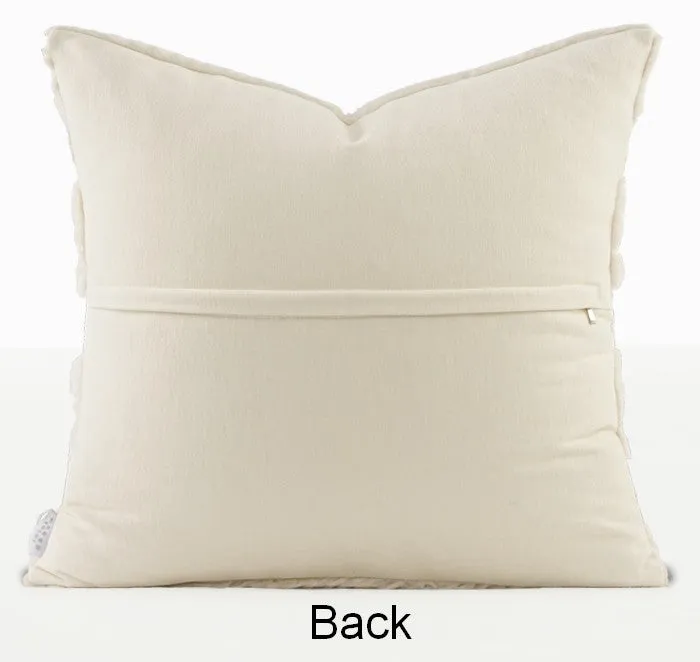 Large Throw Pillow for Interior Design, Decorative Throw Pillows for Bedroom, Square Modern Throw Pillows for Couch, Contemporary Modern Sofa Pillows