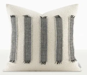 Large Throw Pillow for Interior Design, Large Square Modern Throw Pillows for Couch, Contemporary Modern Sofa Pillows for Bedroom, Simple Decorative Throw Pillows