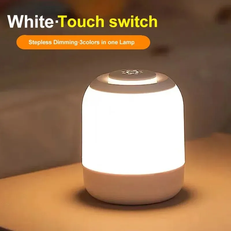 LED Night Light Table Lamp with Touch Sensor
