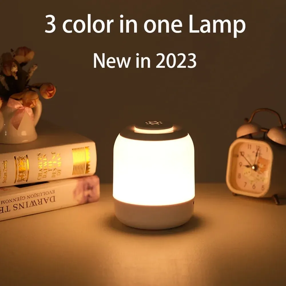LED Night Light Table Lamp with Touch Sensor