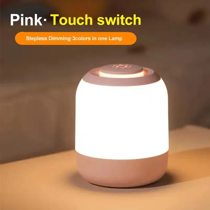 LED Night Light Table Lamp with Touch Sensor