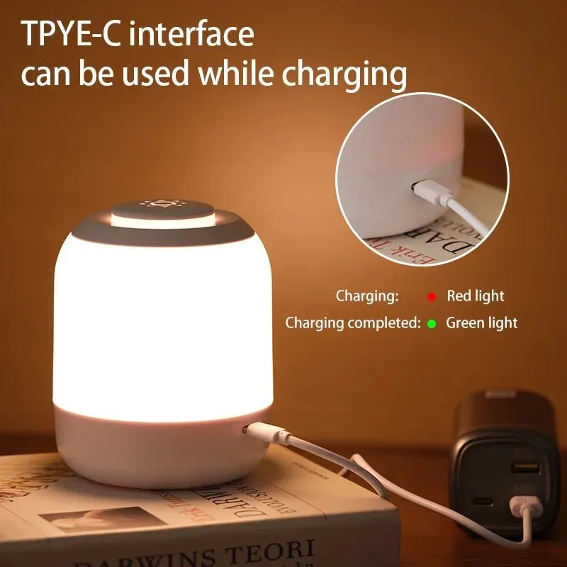LED Night Light Table Lamp with Touch Sensor