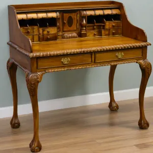 Legacy Escritoire Secretary Desk - Light Brown Walnut
