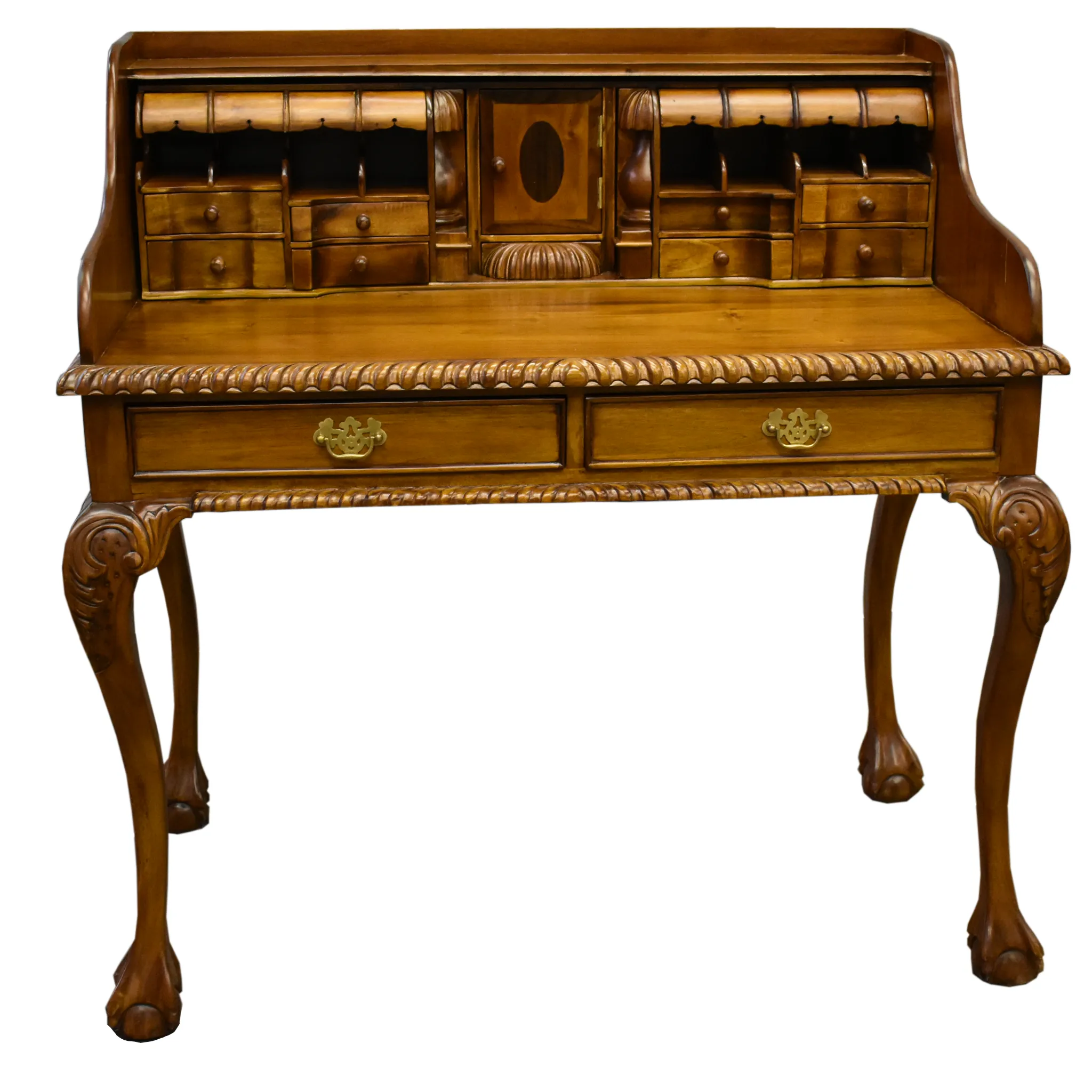 Legacy Escritoire Secretary Desk - Light Brown Walnut