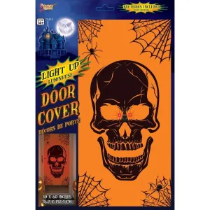 Light-up Skull Door Cover