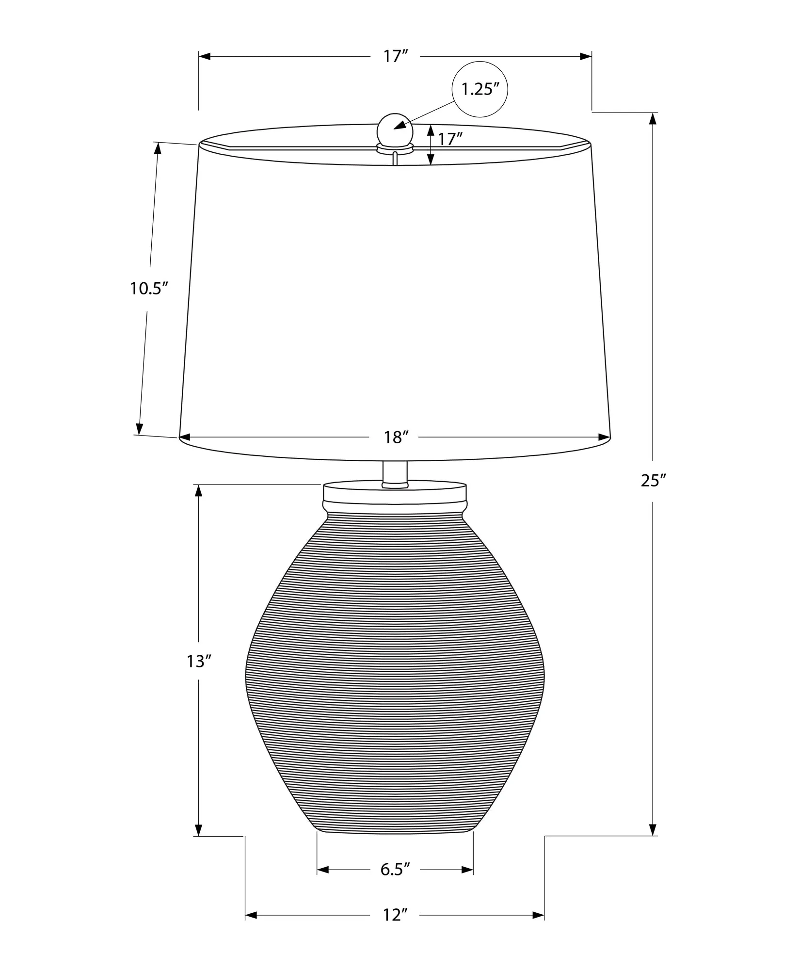 LuminaGlow 25"H Table Lamp - Cream Concrete with Beige Shade, Embrace Contemporary Elegance