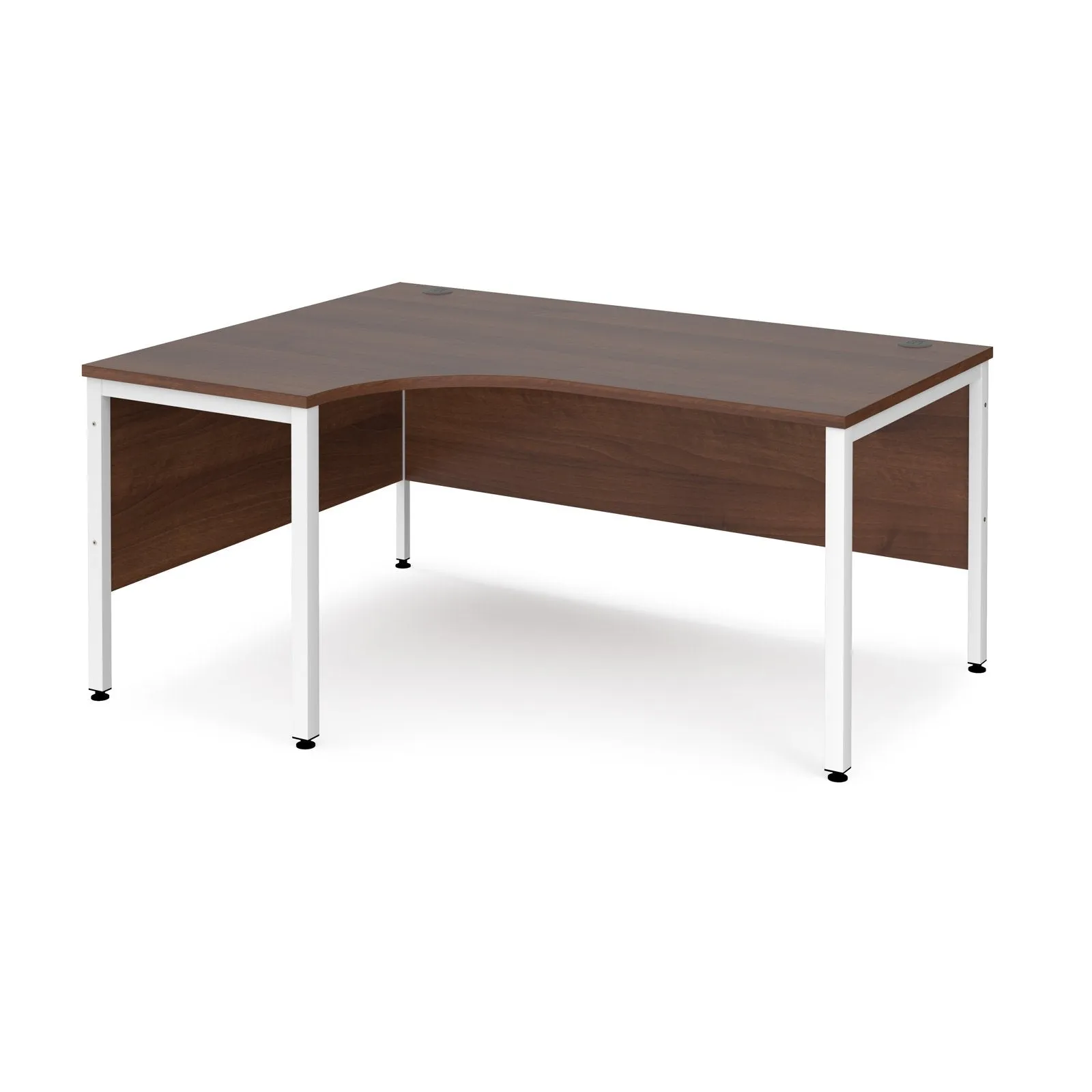 Maestro 25 bench left hand ergonomic corner desk
