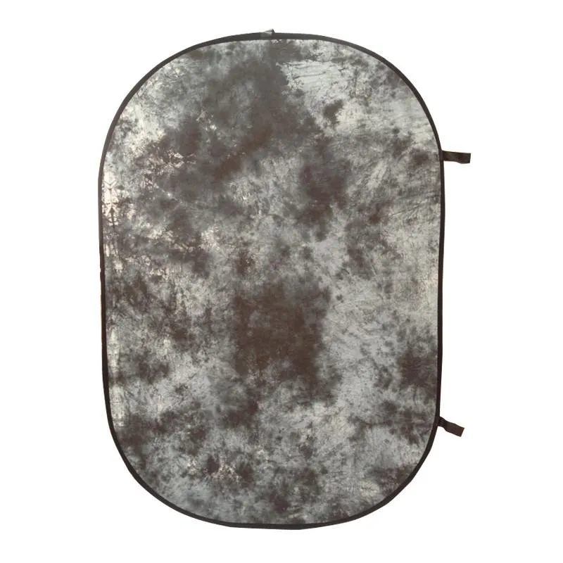 Mottled Cloud Grey Collapsible Pop Up Backdrop (1.5 x 2.1M)
