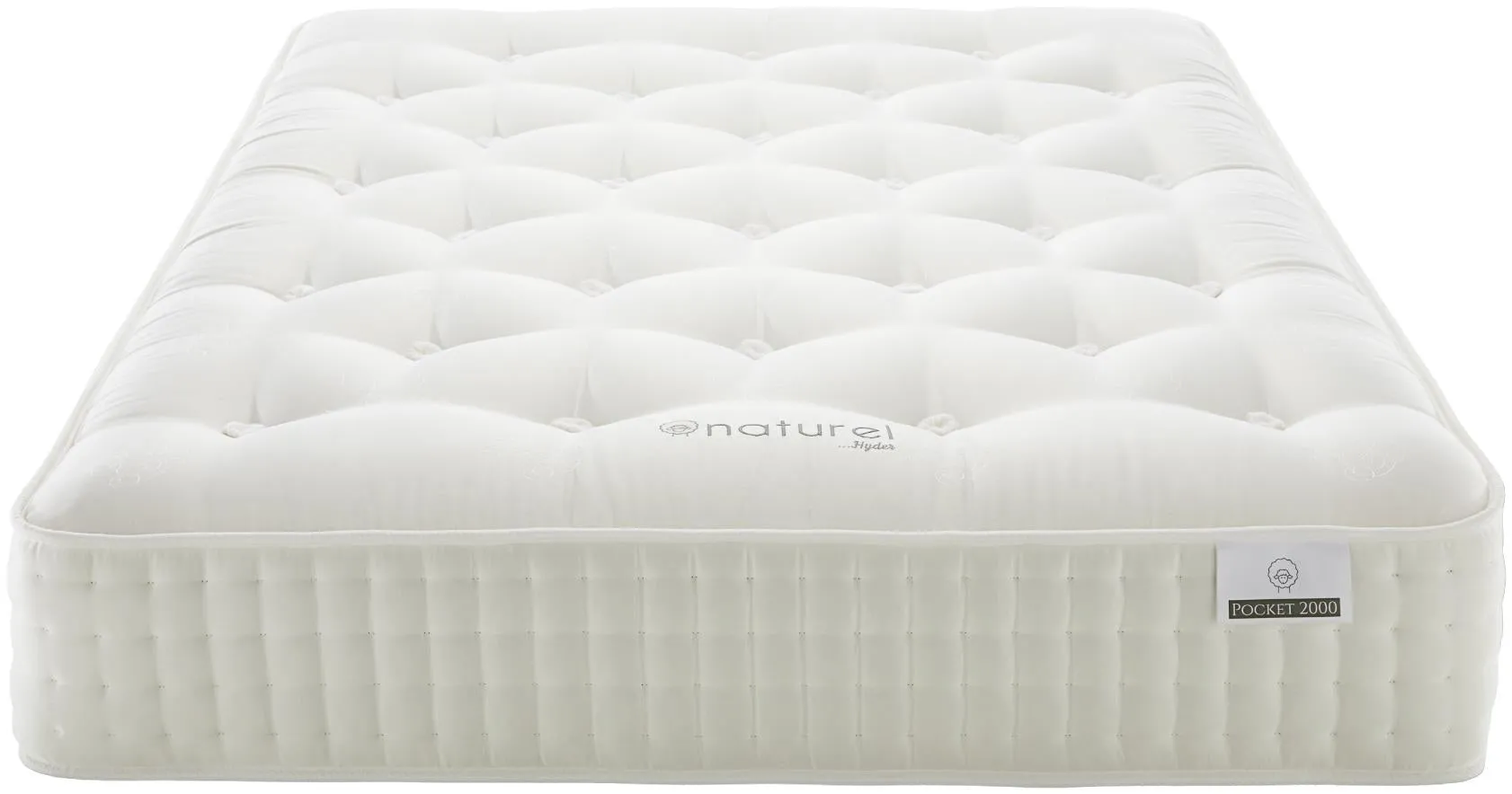 Naturel 2000 Pocket Spring Mattress - 4ft 6in Double
