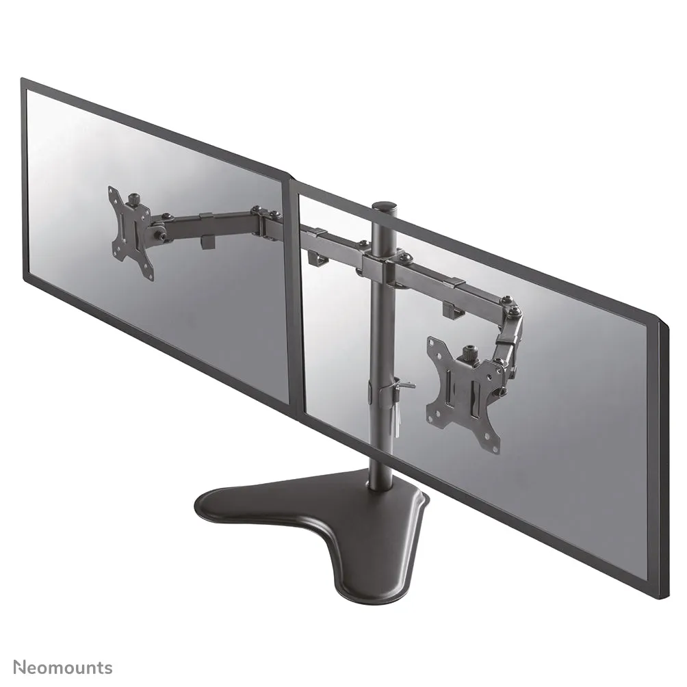 Neomounts Fpma-D550ddblack Tischhalterung Für Zwei Flachbildschirme Bis 32" 8Kg