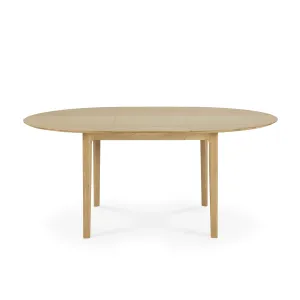 Oak Bok Round Extendable Dining Table
