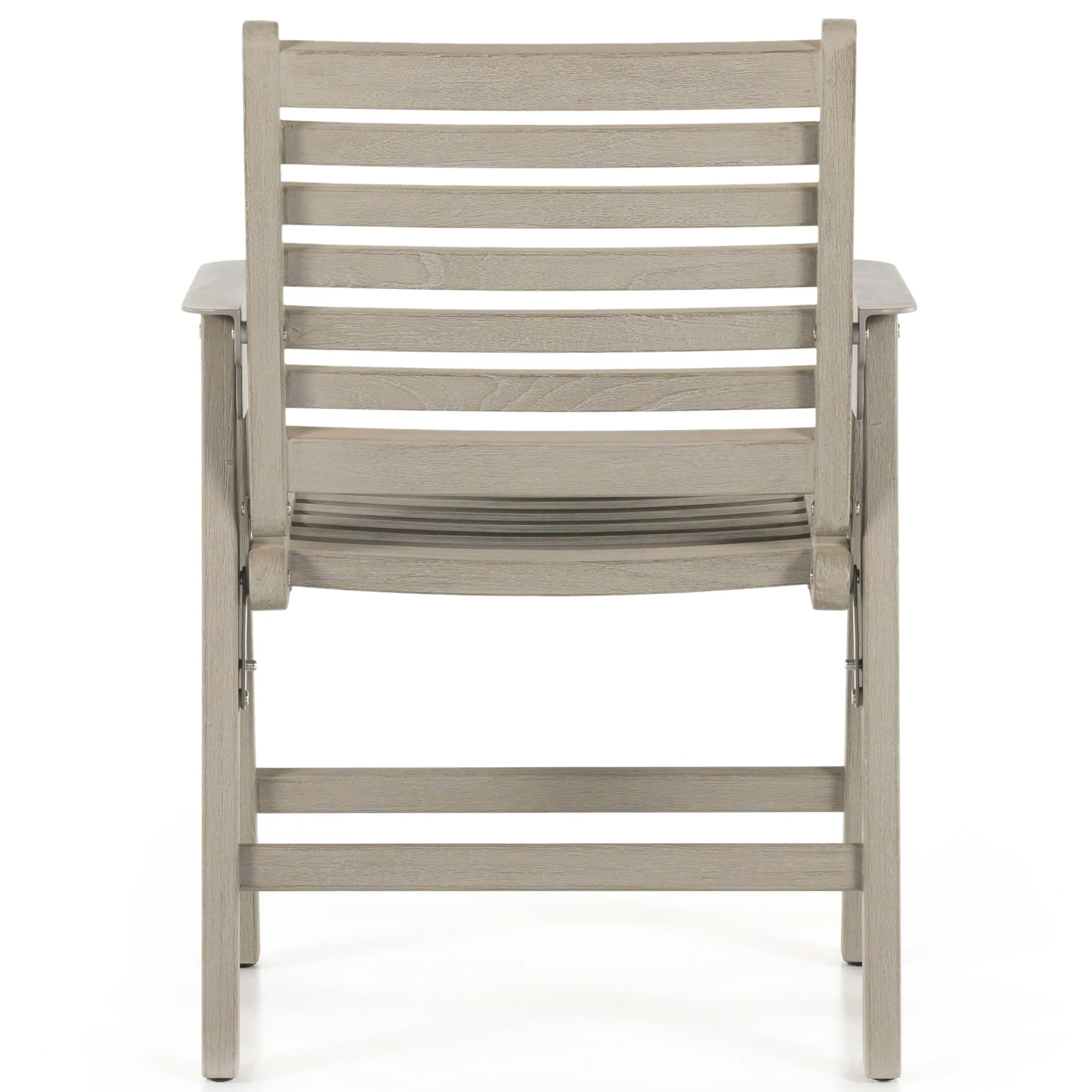 Pelter Outdoor Dining Chair, Weathered Grey, Set of 2