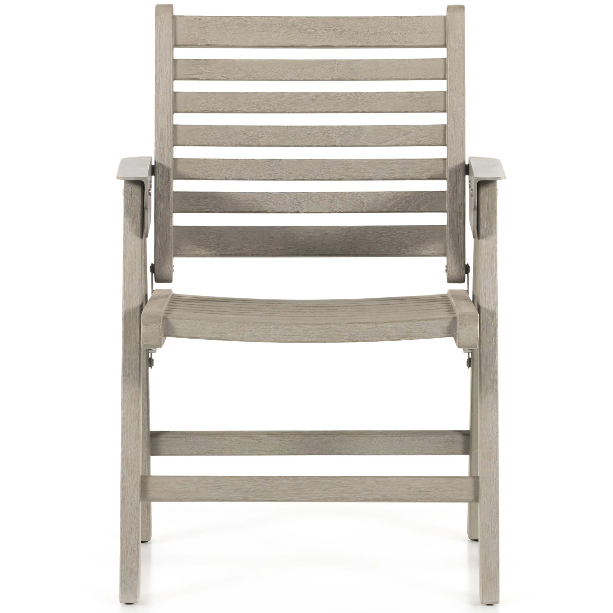 Pelter Outdoor Dining Chair, Weathered Grey, Set of 2