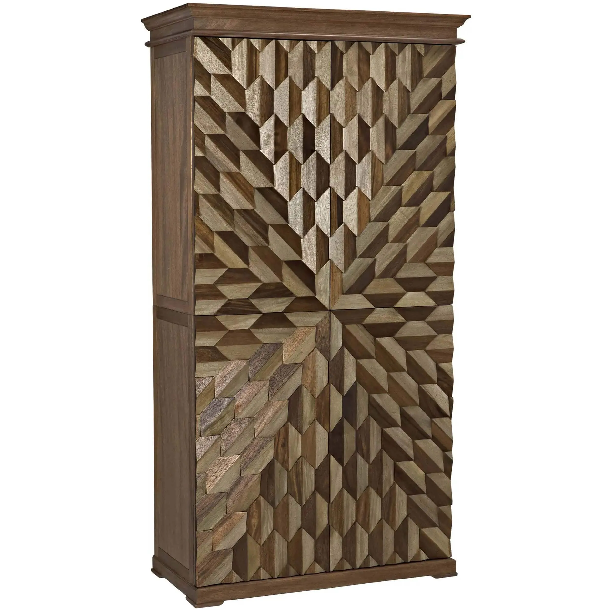 Petal Hutch, Dark Walnut