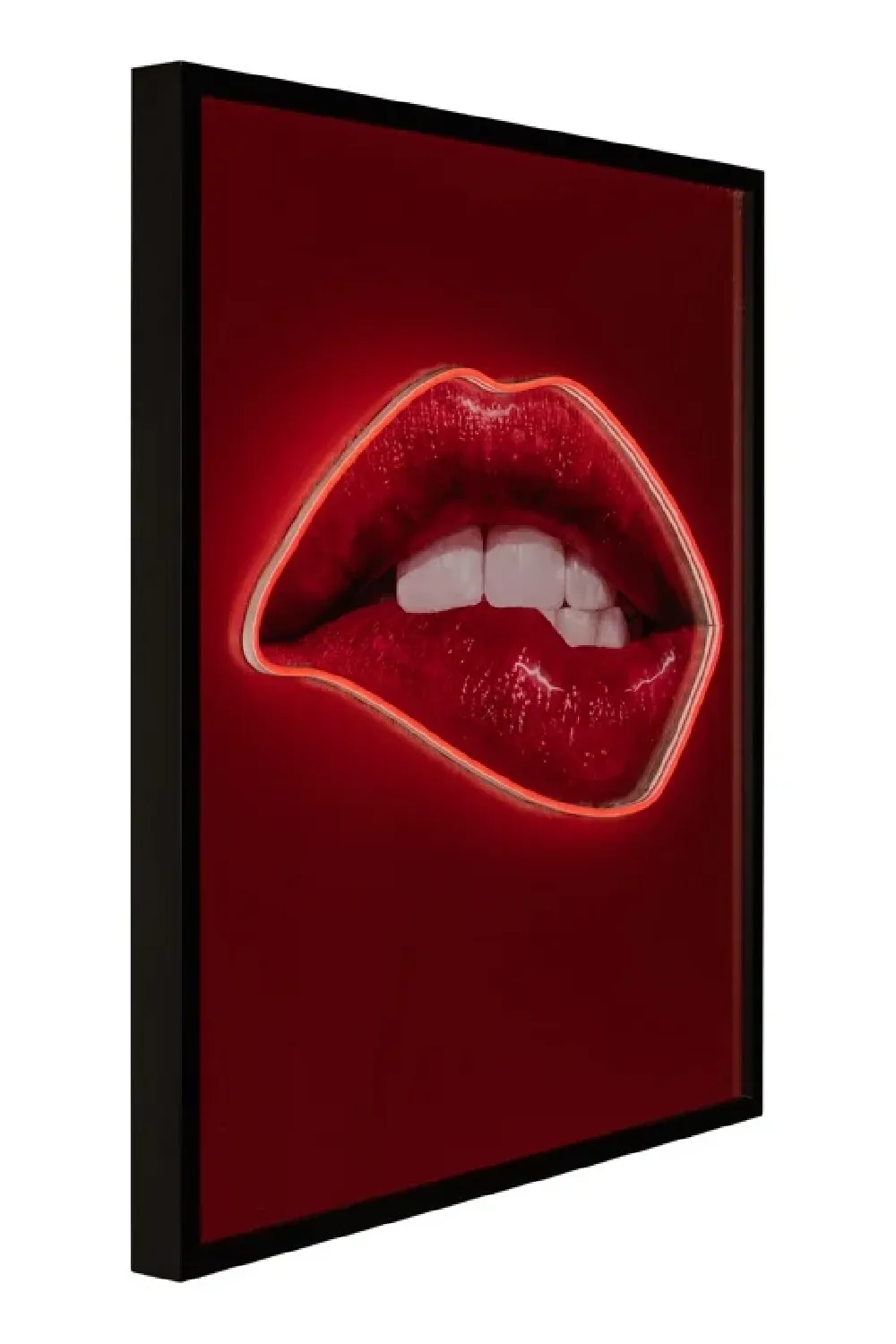 Red Contemporary Wall Art | OROA Lips