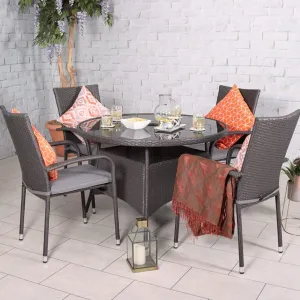 Royalcraft Malaga 4 Seat Stacking Dining Set