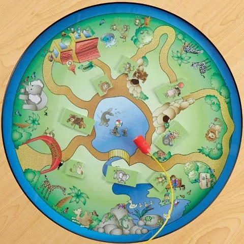 Safari Magnetic Kids Activity Play Table