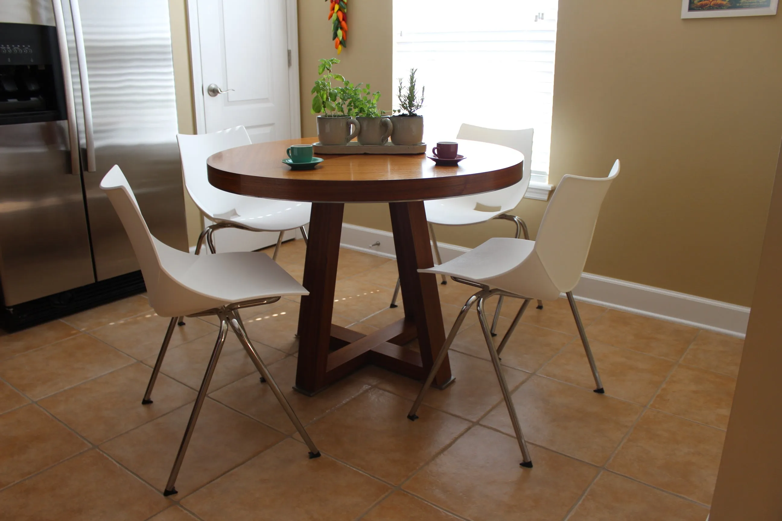 Shell Side or Dining Stackable Chair Plastic Orange (Set of 2) Clearance Sale Set of 2 chairs for $49.95