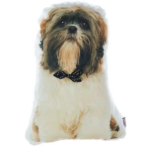 Shih Tzu Dog Shape Filled Pillow, Animal Shaped Pillow
