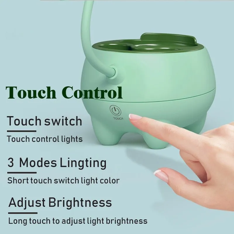Smart Touch LED Table Lamp with USB Charging