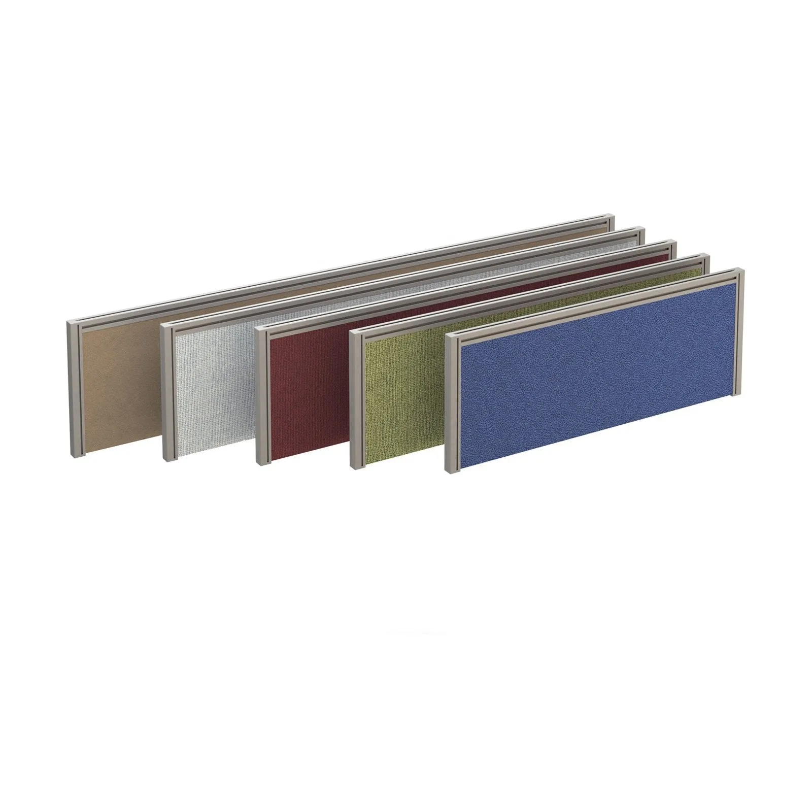 Straight fabric desktop screen blue fabric
