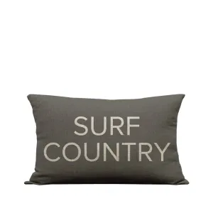 Surf Country Linen Grey Pillow