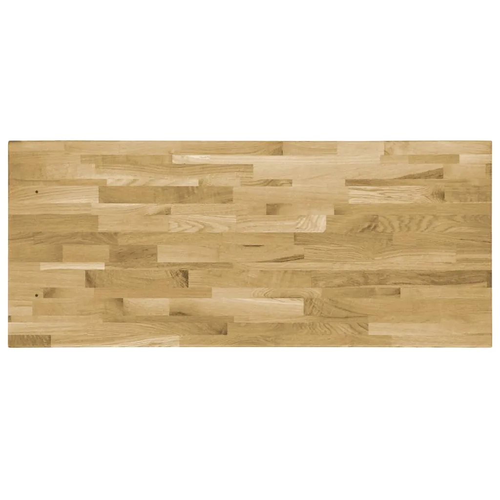 Table Top Solid Oak Wood Rectangular 44 mm 140x60 cm