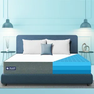 The Sleep Company SmartGRID Luxe 8 Inch Queen Size Soft Mattress with LuxioTec for Luxury Comfort | 10 Years Warranty | Luxury Mattress Double Bed with Patented Japanese SmartGRID Technology | 78x60