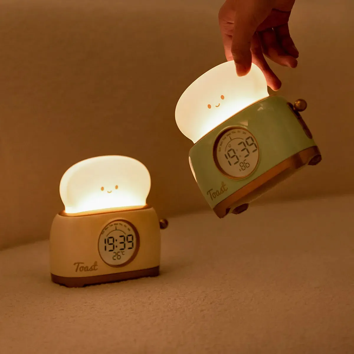 Toast Time Light & Alarm Clock