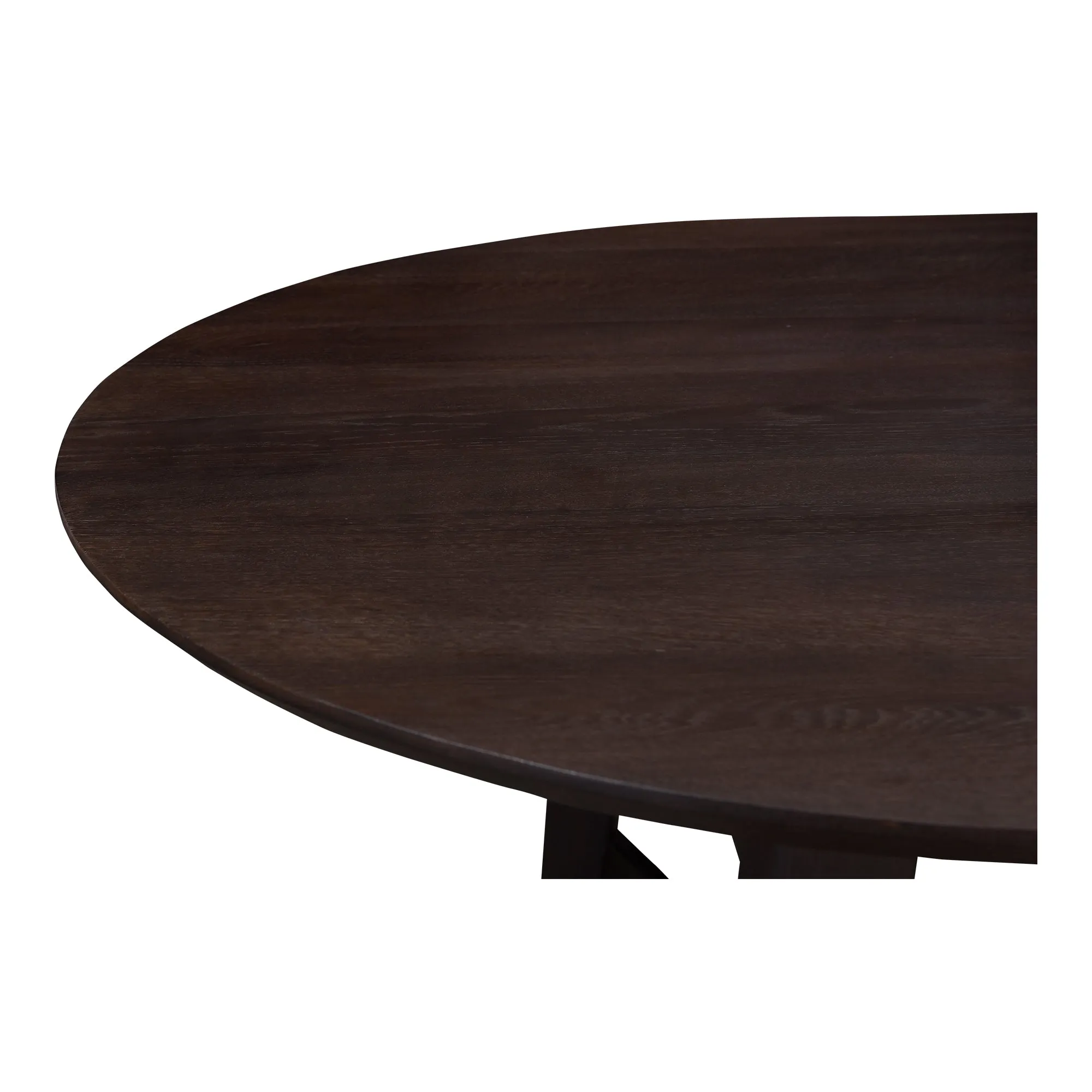 Trie Dining Table Small Dark Brown