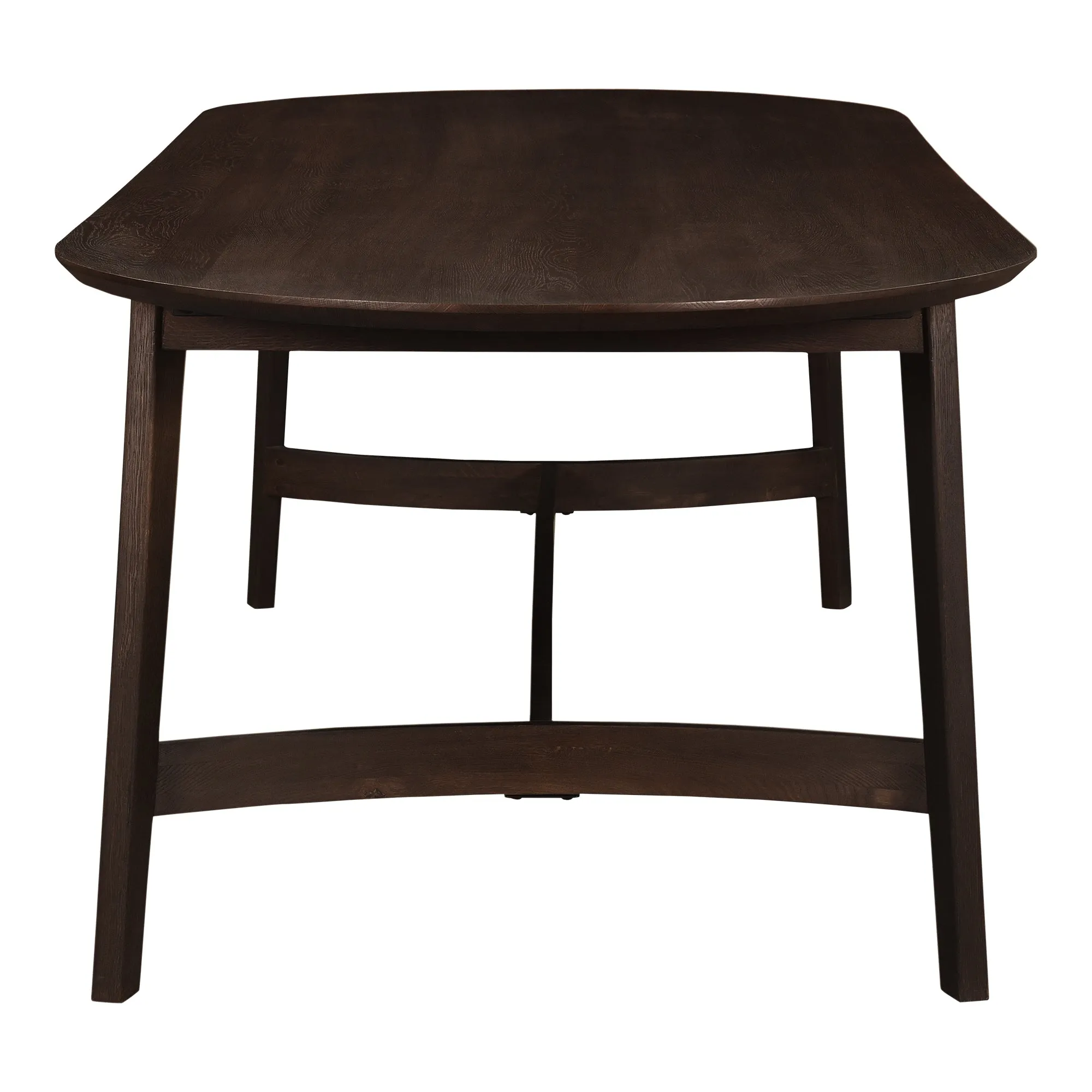 Trie Dining Table Small Dark Brown