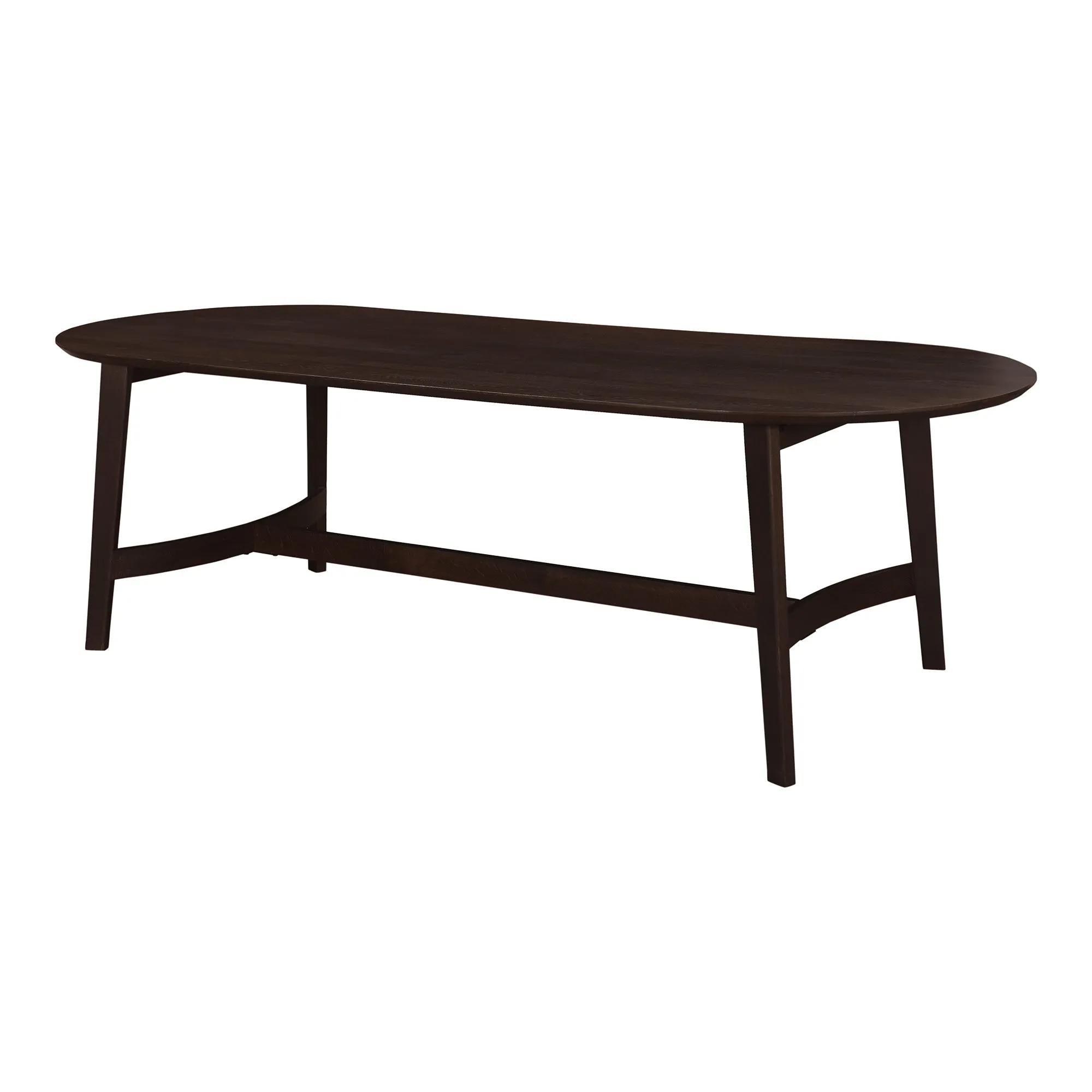 Trie Dining Table Small Dark Brown