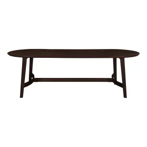 Trie Dining Table Small Dark Brown