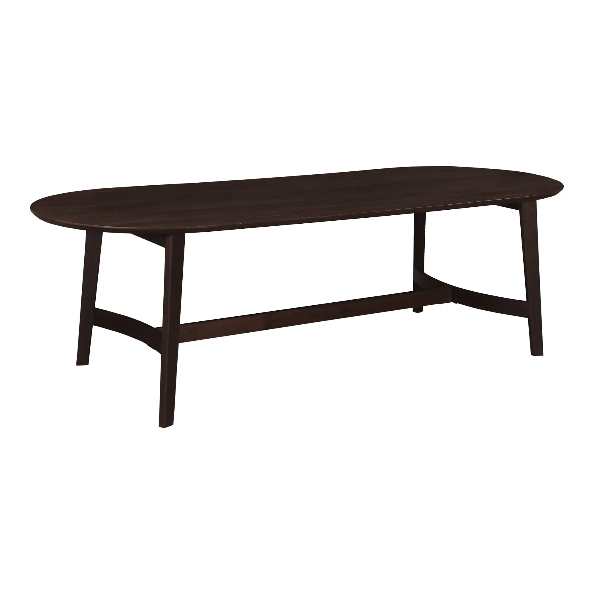 Trie Dining Table Small Dark Brown
