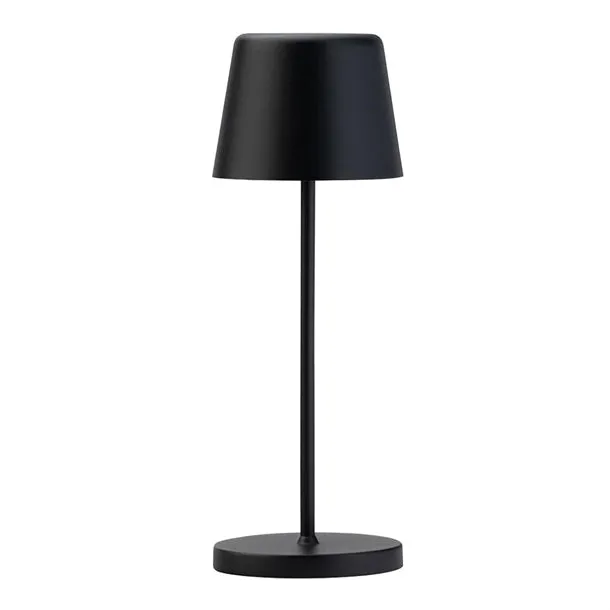 Utopia Bermuda Micro LED Cordless Table Lamp 210mm Black (Pack of 6) - FU967