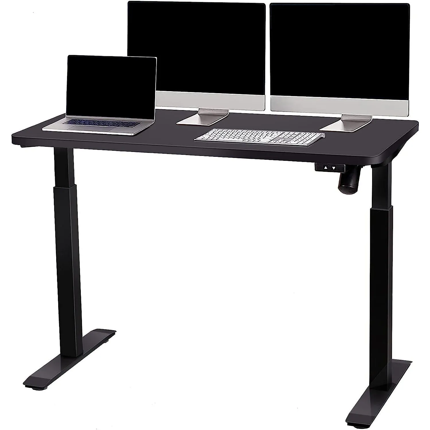 Whole Piece Electric Standing Desk 48 x 24 Inches Height Adjustable Desk